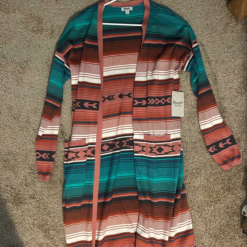 Wrangler Serape Long Cardigan